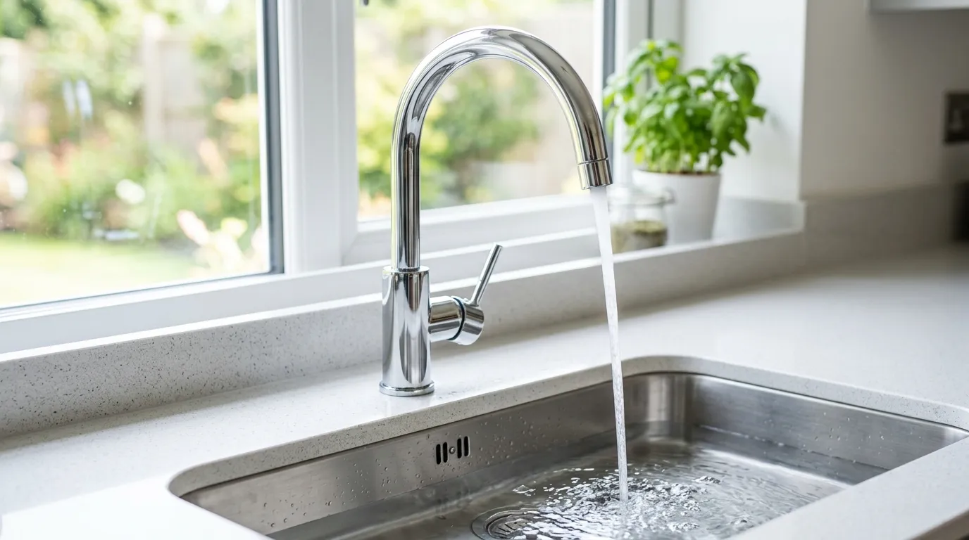 Local Plumbing Master Pros same day plumber fixing a faucet in Bath, ME